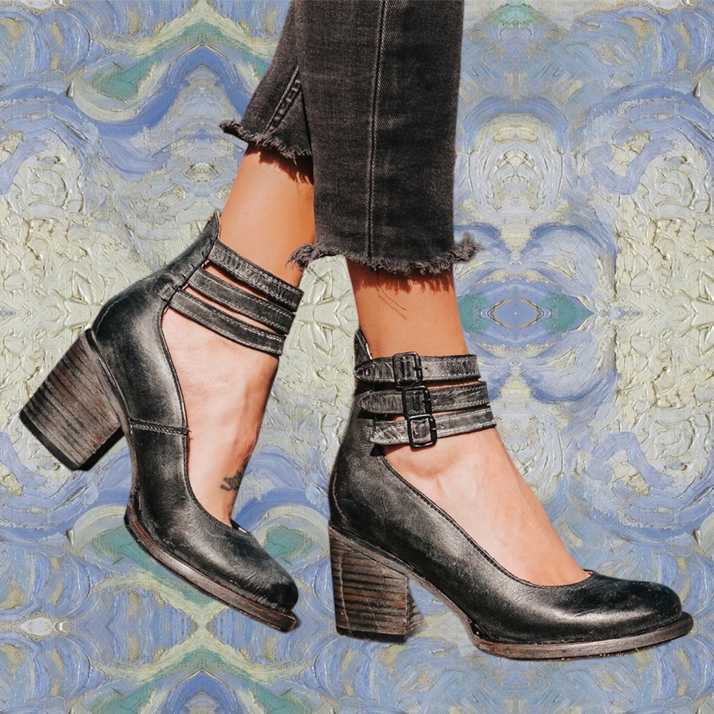 Free Bird by Steven Randi Maryjane Block Heel Sandals